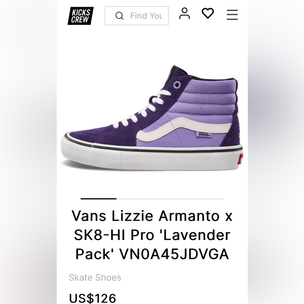 Vans Lizzie Armanto x SK8-HI Pro 'Lavender Pack